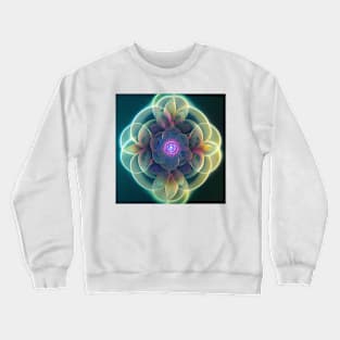 Sacred Geometry Flower Crewneck Sweatshirt